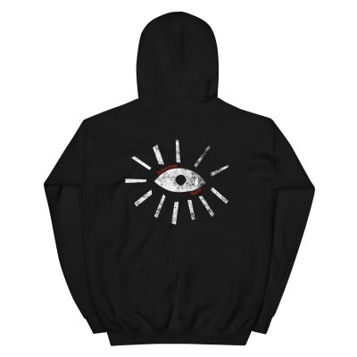 Distressed Eye Pullover Hoodie