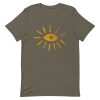 Distressed Eye Tee (yellow eye)
