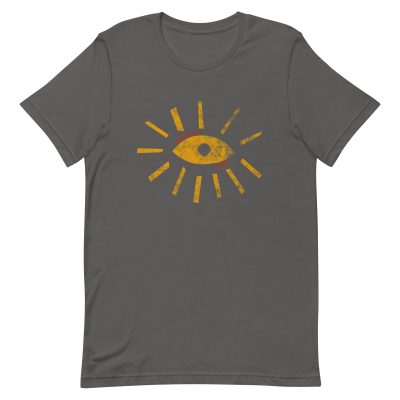 Distressed Eye Tee (yellow eye)