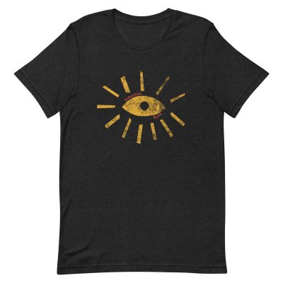 Distressed Eye Tee (yellow eye)