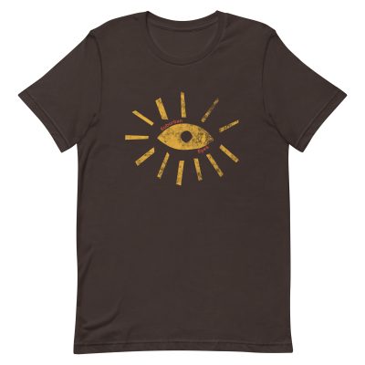 Distressed Eye Tee (yellow eye)