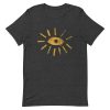 Distressed Eye Tee (yellow eye)