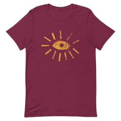 Distressed Eye Tee (yellow eye)