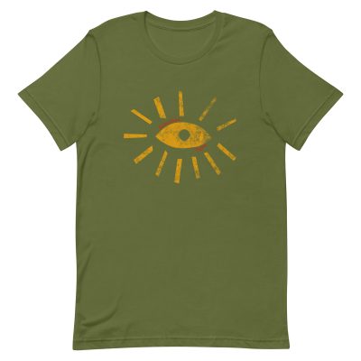Distressed Eye Tee (yellow eye)