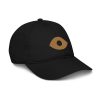 organic-baseball-cap-black-right-front-66b13d3461939.jpg Yellow Eye Embroidered Dad Hat