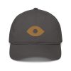 organic-baseball-cap-charcoal-front-66b13d3461c78.jpg Yellow Eye Embroidered Dad Hat