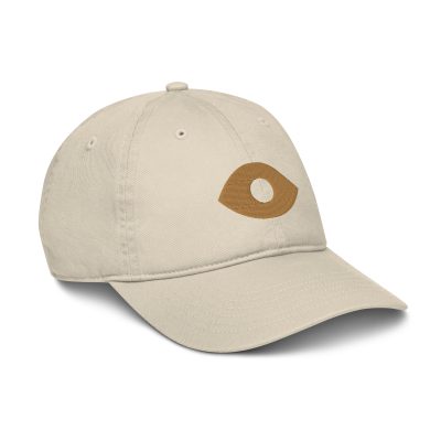 organic-baseball-cap-oyster-right-front-66b13d3463544.jpg Yellow Eye Embroidered Dad Hat